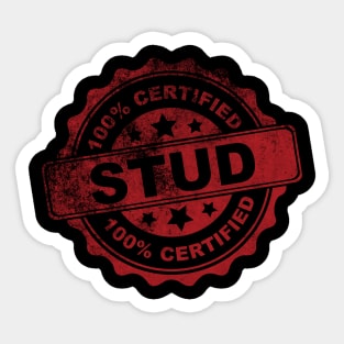 Certified Stud Sticker